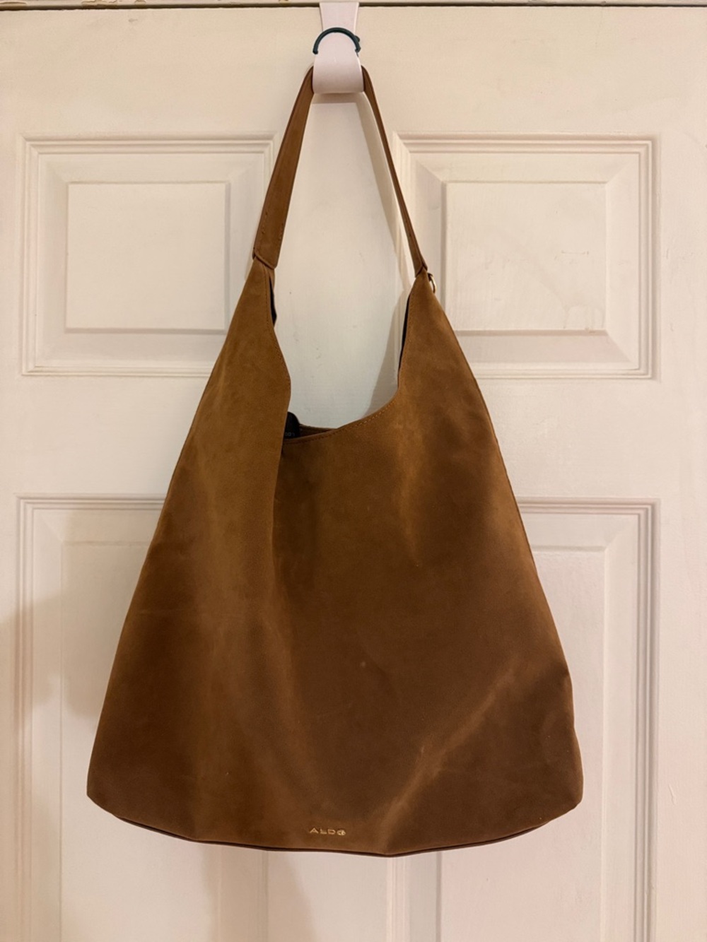 Cognac Hobo Shoulder Bag